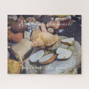 Seashell an der Küste Puzzle