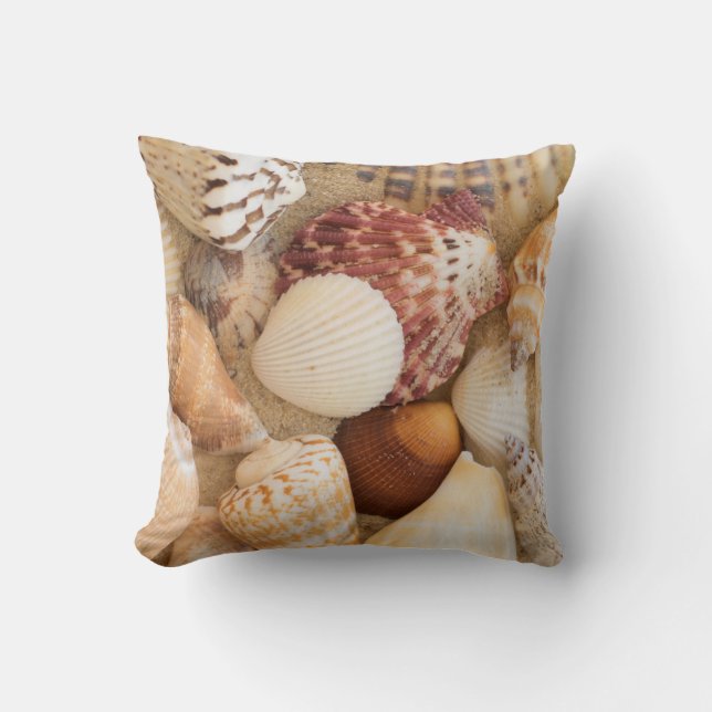 Seashell-Anordnung Kissen (Vorderseite)