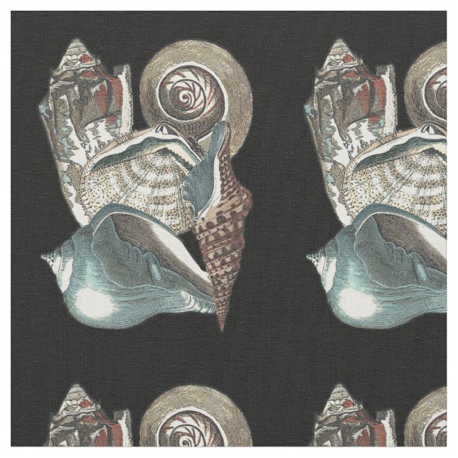 Seashell-Anthologie Stoff (Nahaufnahme)