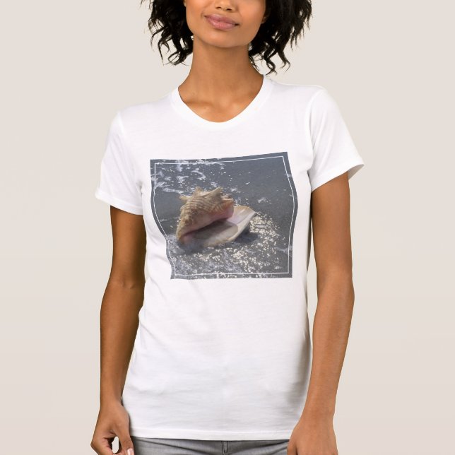 Seashell auf Insel des Strand-| Sanibel, Florida T-Shirt (Vorderseite)