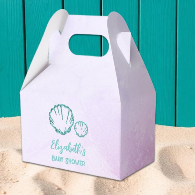 Seashell Baby Dusche Geschenkschachtel (Von Creator hochgeladen)