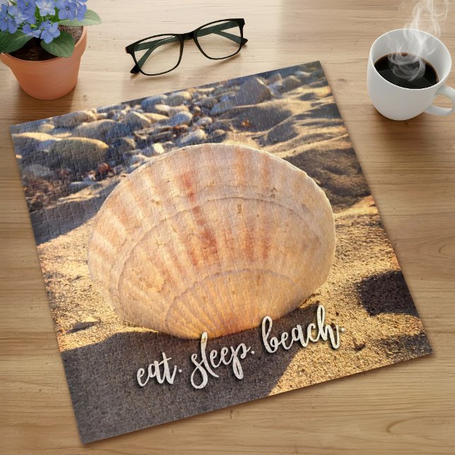 Seashell Beach Foto isst Sleep Beach Coasta Puzzle (Von Creator hochgeladen)