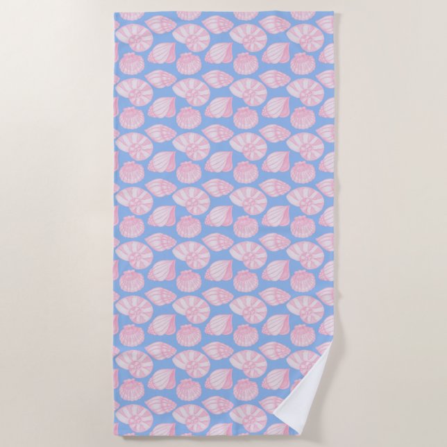 Seashell Beach Handtuch (Vorderseite)