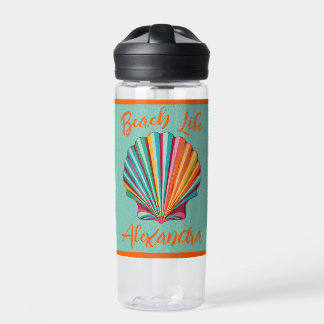 Seashell Beach Life Water Flasche