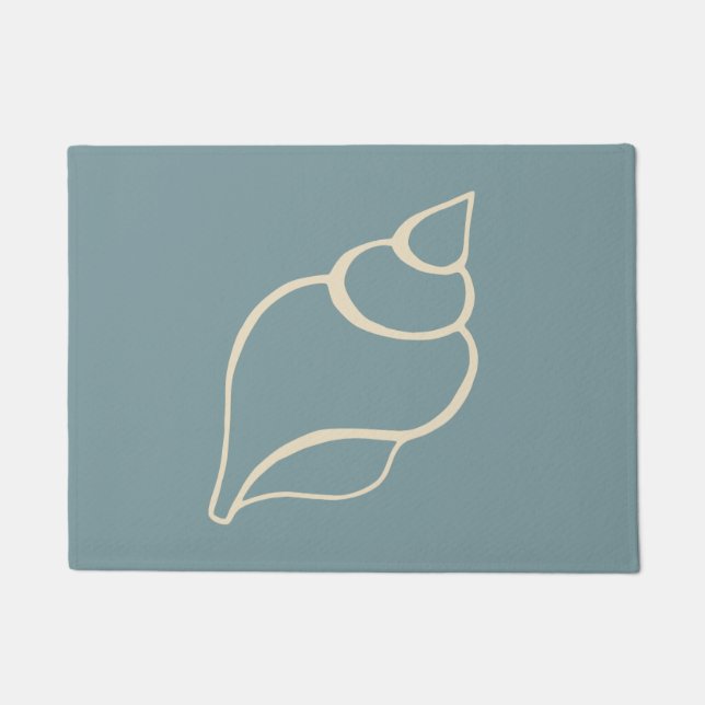 Seashell Beach Muschel Doormat Begrüßungsmat Rug G Fußmatte (Vorderseite)