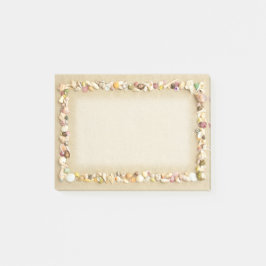 Seashell Beach Sand Border Post-it Klebezettel