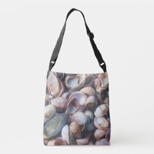 Seashell Beach Tragetaschen Mit Langen Trägern