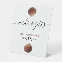 Seashell Clams Wedding Cards & Gifts