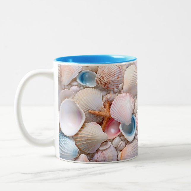 Seashell Coffee Tasse (Links)