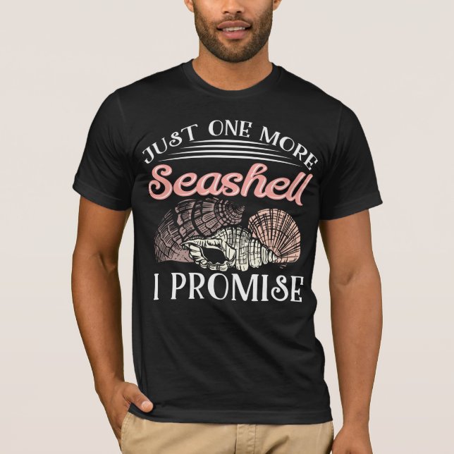 Seashell Collector Sommerurlaub Funny Beach T-Shirt (Vorderseite)