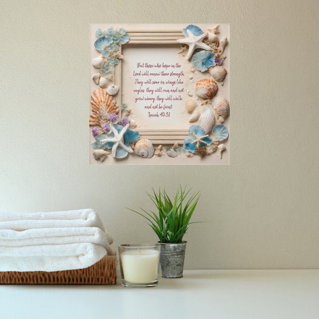 Seashell Dreams Frame Poster (Von Creator hochgeladen)