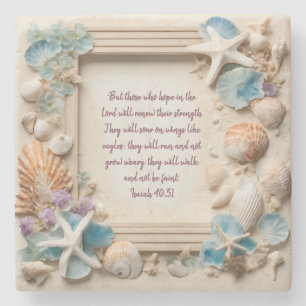 Seashell Dreams Frame Steinuntersetzer