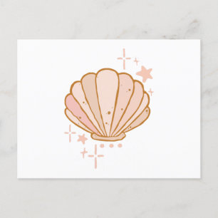 Seashell Feiertagspostkarte