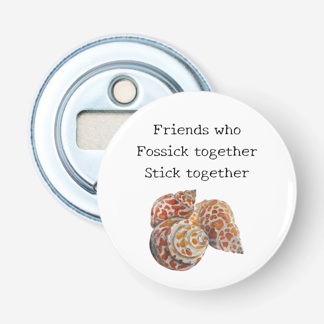 Seashell/Fossickers Flaschenöffner (Vorderseite)