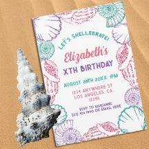 Seashell Girls Birthday