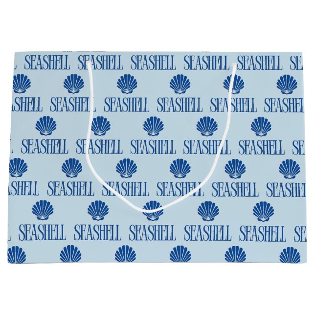 Seashell Große Geschenktüte (Vorderseite)