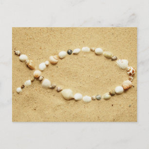 Seashell Ichthys Postkarte