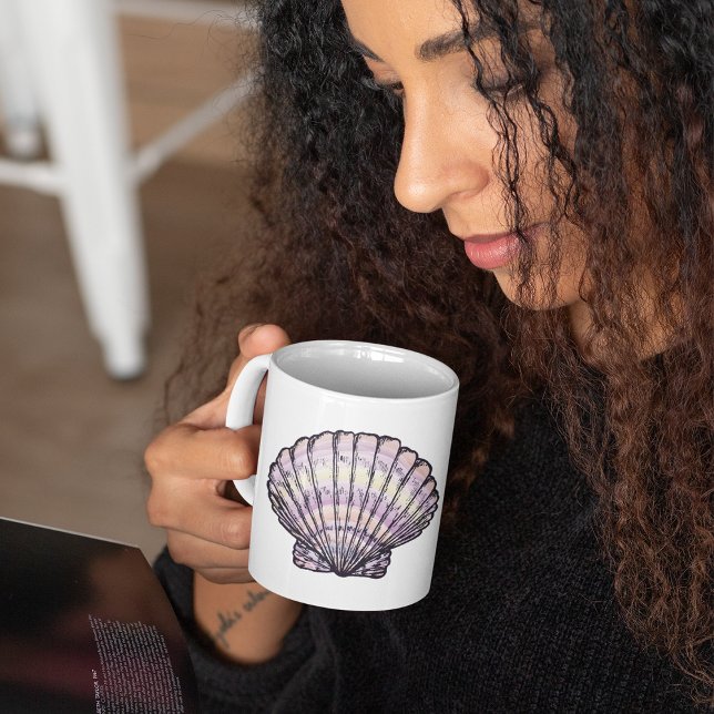 Seashell Illustration Coffee Tasse (Von Creator hochgeladen)