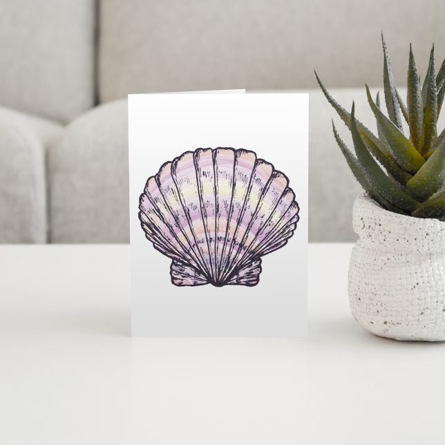 Seashell Illustration Karte (Von Creator hochgeladen)