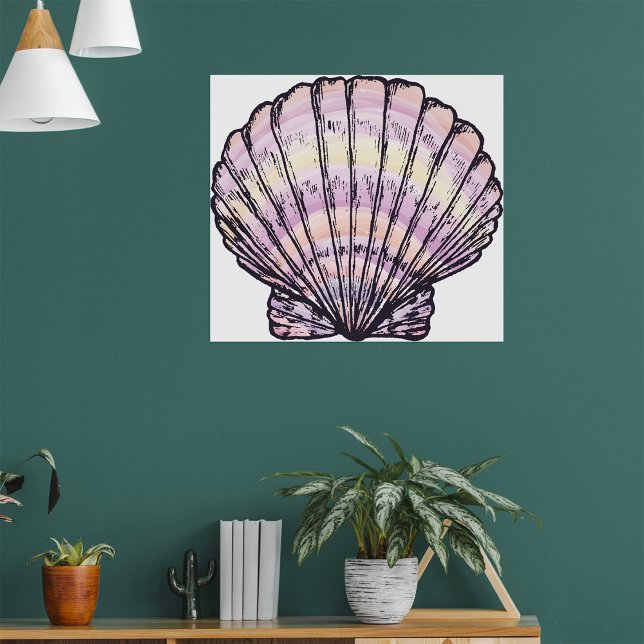 Seashell Illustration Poster (Von Creator hochgeladen)