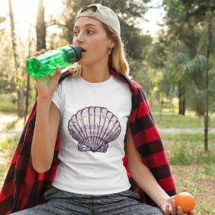 Seashell Illustration T - Shirt