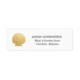 Seashell Imitate Gold Foil | Hochzeit am Ozean