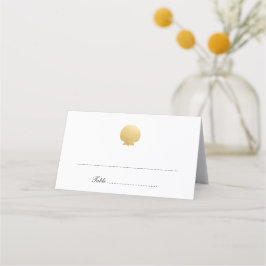 Seashell Imitats Gold Foil Ocean Wedding Escort Ca Platzkarte