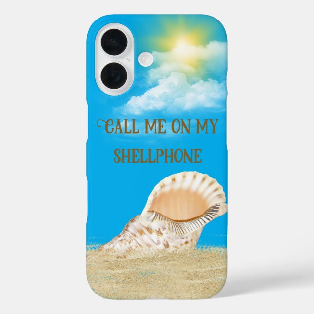 Seashell in Sand in Sunshine Case-Mate iPhone Hülle (Rückseite)