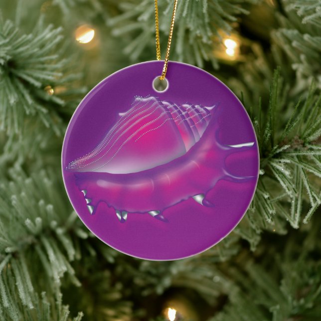 Seashell Keramik Ornament (Baum)