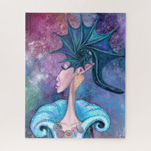 Seashell Lady Jigsaw Puzzle - Malerei