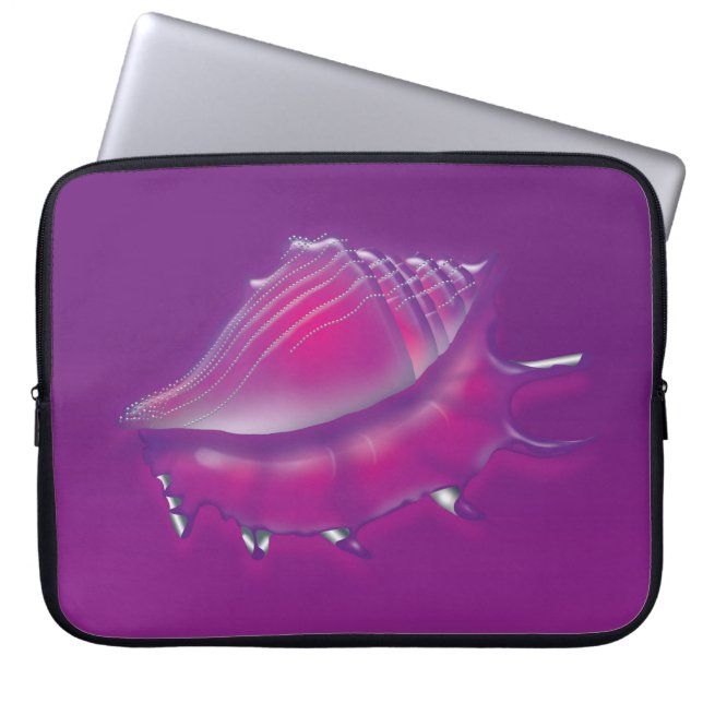 Seashell Laptopschutzhülle (Vorderseite)
