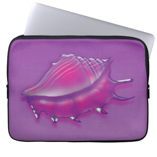 Seashell Laptopschutzhülle (Vorderseite)