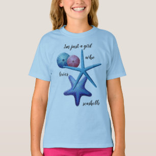 Seashell Lover Girl Jeder T - Shirt
