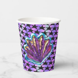 SeaShell Mermaid Party Paper Cups Pappbecher