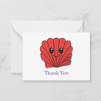 Seashell Mitteilungskarte