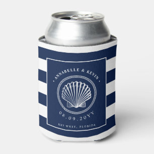 Seashell Nautical Wedding Dosenkühler
