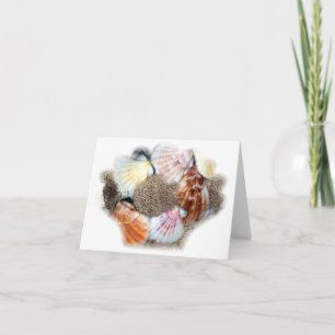 Seashell Notecard Karte