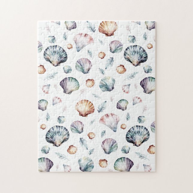 Seashell Ocean Beach Sea Muschel Design 358 Puzzle (Vertikal)