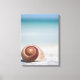 Seashell on Beach | St. Petersburg, Fl. Leinwanddruck (Front)