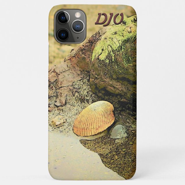 Seashell on Driftwood Case-Mate iPhone Hülle (Rückseite)