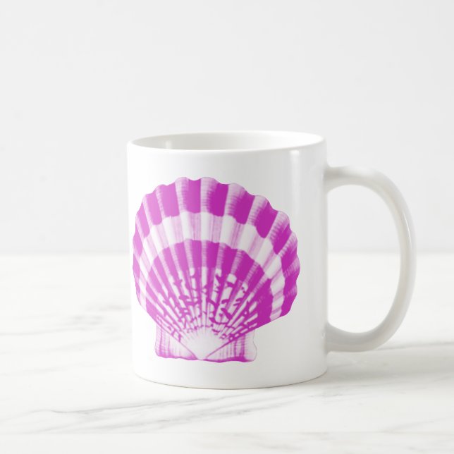 Seashell - orchid und weiß tasse (Rechts)