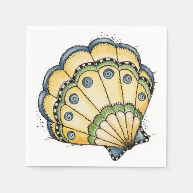 Seashell - Paper Napkins Serviette (Vorderseite)