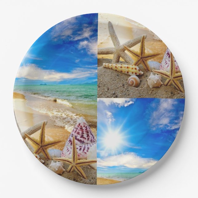 Seashell Paper-Teller Pappteller (Vorderseite)