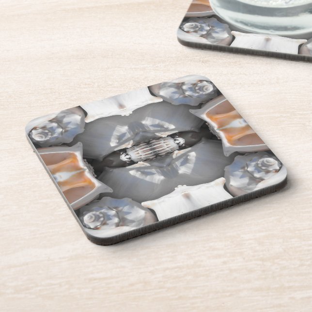 Seashell Pattern Untersetzer (Linke Seite)