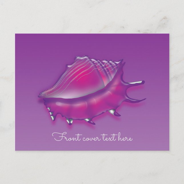 Seashell Postkarte (Vorderseite)