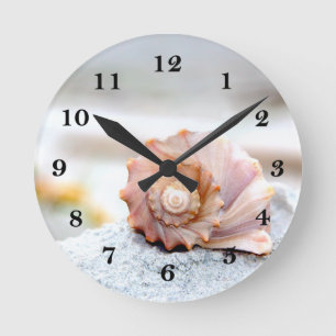 Seashell Runde Wanduhr