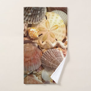 Seashell-Sand-Dollar-Muster Handtuch