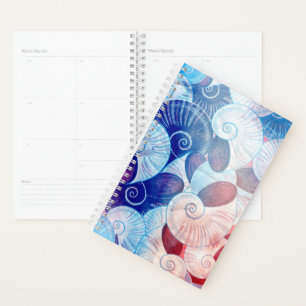 Seashell Scene Pattern Planer