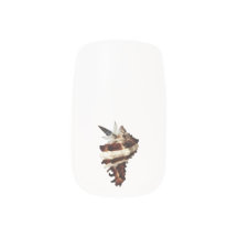 Seashell-Schmetterling-Strande-Hochzeitsnagel für