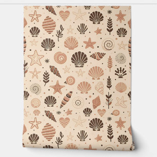 Seashell Seamless Pattern Tapete
